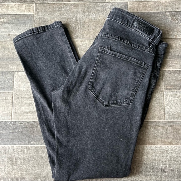 Kenneth Cole Slim Fit Faded black Denim jeans 32x30 Skinny Men’s grunge casual - Picture 3 of 6
